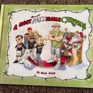 Wwe A Most Miserable Mizerable Christmas Mick Foley Autograph